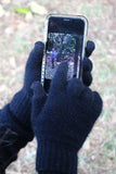 Gloves Touch Screen Plain Possum Merino