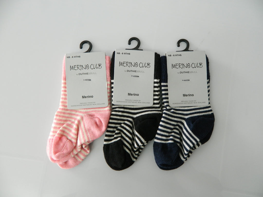 Socks Stripe Baby Merino