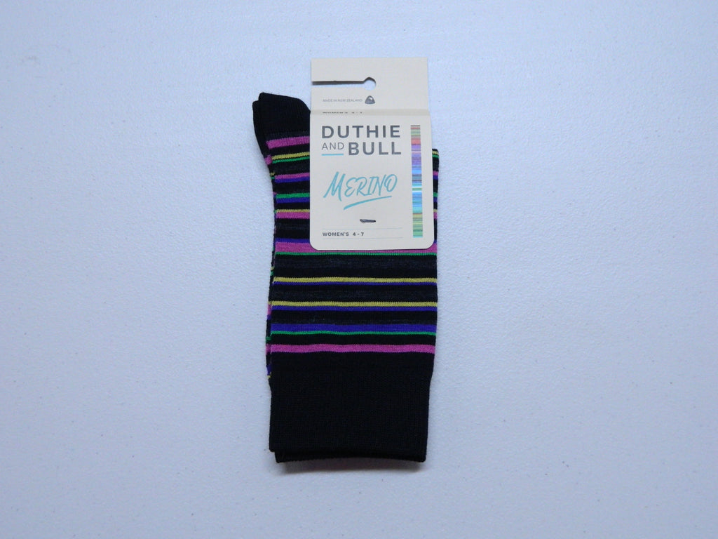 Socks Multistripe Womens Merino